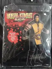 Mortal Kombat Klassic Scorpion Adult Costume XXL