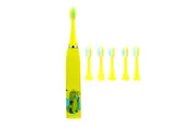 Kids Electric Toothbrushes Sonic Toothbrush Cute Cartoon Teeth Whitening Toothbrush Soft Bristle-Yellow