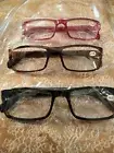+1.50 Womens Reading Glasses Soft 2 pairs .. Readers Colors