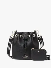 Rosie Pebbled Leather Mini Bucket Bag