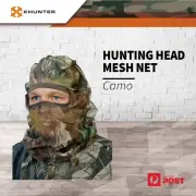 Xhunter Hunting Headnet Head Net Camo Mesh Mash Fly Mosquito Face Cover