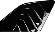 YJVVWQVF Rear Window Side Louver Compatible for BMW X3 G01 2018-2024 Shutter Trim Cover Carbon Fiber Look Gloss Black Tail Windshield Shield Blind(Glossy Black)
