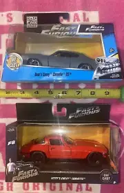 JADA diecast Fast & Furious Diecast Dom’s Chevelle And Letty’s Corvette