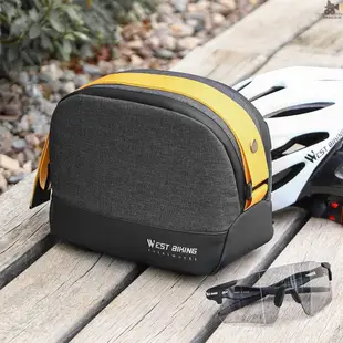 Snrx 實用自行車包多功能自行車包大容量自行車前收納包防摔耐磨騎行包手提包