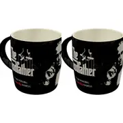 2PK Nostalgic-Art Ceramic Coffee/Tea Mug The Godfather Strictly Business 9x9cm
