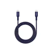 Microdia ExeCable Tweed PD100W USB-C Cable 1.3m (Navy)