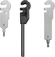 Roxon FLEX FT04 - Bulid Your Own Multitool Implements Tools Accessories Set (T6 Torx Wrench, T8 Torx Wrench, Flint)