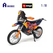 Bburago 1:18 Scale KTM 450 Dakar Rally 2019 Red Bull #1 Diecast Model Motorbike