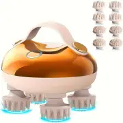 NNETM Portable Electric Scalp Massager(Gold)