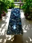 Rectangle Agate Dining Table Healing Crystal Stone Countertop Luxury Furniture