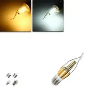 E27 E14 E12 B22 B15 6W 35 SMD 2835 LED Pura White Warm White Light Lamp Bulb AC85-265V E12 WHITE