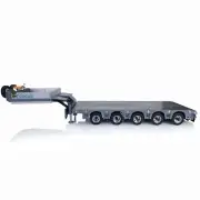 1/14 Metal CNC Heavy 5Axle Steering Trailer Sticker For RC Tamiye Tractor Truck