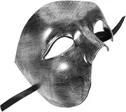 Abaodam Ball Masks Half Face Masquerade of The Opera Vintage Design for Halloween Costume Party Mardi Gras Prom Ball Masks