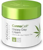[Andalou Naturals] CannaCell Happy Day Cream, 50 gram, white green