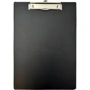 10x Bantex Clipboard A4 Black Bulk