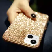 For iPhone 16 15 14 13 12 Pro Max 11 XR XS 7 8 Glitter Sparkle Hard Case Cover