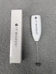 It Works! Handheld Battery Operated Milk Frother, Cafrother, Portable, New