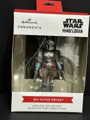 2024 Hallmark Disney Star Wars Mandalorian Bo-Katan Kryze Christmas Ornament NIP