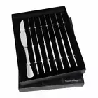 Set of 8 Piece Stanley Rogers Baguette Steak Knife Silver Knives Stainless Steel