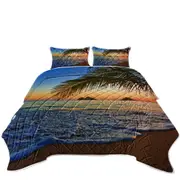Tropical Ocean Coverlet