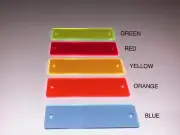 COLORED Plastics for Williams - Time Warp Pinball Machine