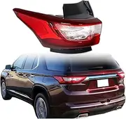 Compatible With Chevrolet Traverse Rear Lamps LS LT L Sport 4-Door 2018-2021 ，Taillight Assemblies Outer LED Tail Light Brake Lamp Left Right(Right)