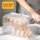 New Single Can Put 12 Eggs Household Drawer Egg Carton Stackable Refrigerator.