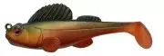 3.8" Megabass Dark Sleeper 3/4oz Paddle Tail Swimbait - Dark Shad - D76