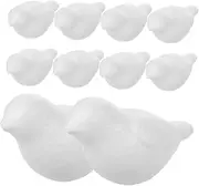 GLSTOY 15pcs Unfinished Birds Model Foams Birds for DIY Decor Easter Boys and Girls Animal Models