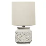 Cooper & Co. Florence 46cm Modern Ceramic Table Lamp White