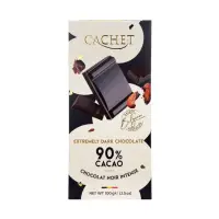 在飛比找momo購物網優惠-即期品【Cachet】凱薩90%巧克力(100G 效期202