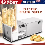 Electric Potato Tower Chip Slicer Spiral Machine Twister Cutter Stainless Steel