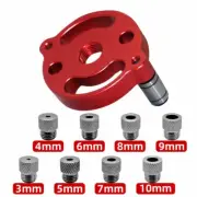 Wood Drilling Jig Kit Aluminium Alloy Bushing Self-Centering Drill Guide Locator