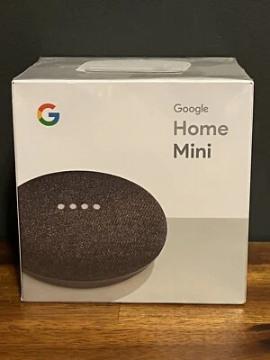 Google Home Mini (2nd Generation) Smart Speaker Charcoal Brand New Sealed