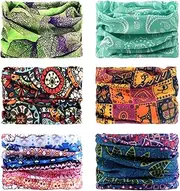[FAYBOX] Elastic Multifunctional Headband Sports Seamless Magic Headwear Outdoor Bandana Scarf with UV Resistance