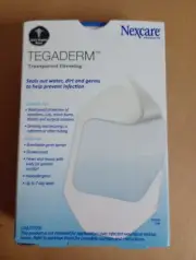 Nexcare Tegaderm Waterproof Transparent Dressing Film 2-3/8"X2-3/4" 8 Counts 1PK