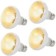 (4-Pack 100W Reptile Heat Lamp Bulbs - UVA Daylight Basking Light Bulbs