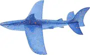 Kisangel Shark Glider Plane Toy for Boys and Girls Foam Airplane Models Educational Flying Toys Fun