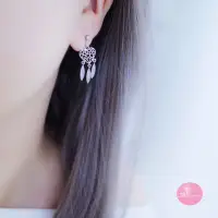 在飛比找松果購物優惠-【Bonjouracc】韓國耳環 夾式 針式 愛心 捕夢網 