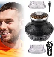 360 Rotating Bald Hair Clipper, Shaved Head Artifact, Electric Hair Clipper, 4-Position Limit Comb Adjustment, Self Grooming Haircut Kit, for Self Hair Cutting and Beard Trimming