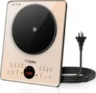 TYEMUI Induction Burner Countertop 2400W, Portable Electric Stove Top with Large
