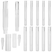 12 Pcs Empty Nail Polish Bottle Glue Pens for Crafting Lip Gloss Tube