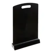Quartet A4 Menu Chalk Board Wooden Stand Restaurants Cafes Table Top Counter BLK
