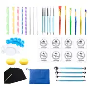 Stencils for Painting Mandala Dotting Tools Stretched Canvas