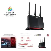 AX5700 Dual Band WiFi 6 Extendable Gaming Router, 2.5G Port, Gaming Port, Mob...