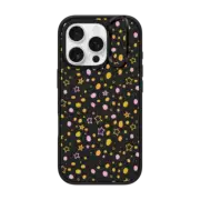 iPhone 16 Pro Impact Ring Stand Case MagSafe Compatible Pink & Orange Star Dots
