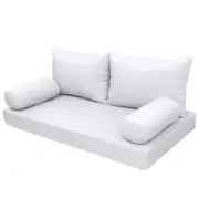 |COVER ONLY| Style 2 Full Knife Edge Daybed Mattress Bolster Pillow Covers AD105