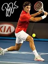 Roger Federer Aus Open Signed Autographed Photo Poster Memorabilia
