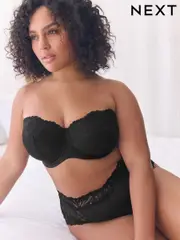 Black F-K Ultimate Support Lace Multiway Bra (AD0287) | $56