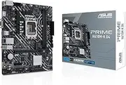 ASUS Prime H610M-K D4 Intel H610 (LGA 1700) mic-ATX Motherboard with DDR4, PCIe 4.0, M.2 Slot, Realtek 1 Gb Ethernet, HDMI, D-Sub,USB 3.2 Gen 1 Ports, SATA 6 Gbps, COM Header, RGB Header
